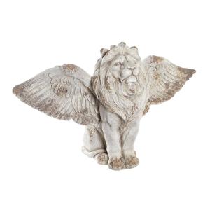 Figura Decorativa DKD Home Decor Blanco León Neoclásico 97 x 48 x 62 cm