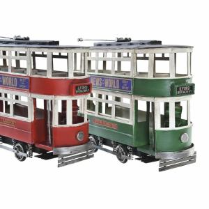 Figura Decorativa DKD Home Decor 28 x 9 x 20 cm Vintage Tren (2 Unidades)