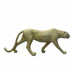 Figura Decorativa DKD Home Decor Dorado 120 x 23 x 44 cm Leopardo