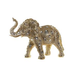 Figura Decorativa DKD Home Decor Elefante Resina Moderno (36 x 14 x 26,5 cm)