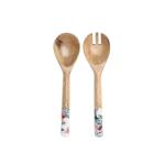 Juego de Utensilios de Cocina DKD Home Decor 6 x 2 x 32 cm 7 x 2 x 28 cm Madera de mango