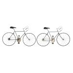 Figura Decorativa DKD Home Decor 78 x 2,5 x 45 cm Bicicleta Vintage (2 Unidades)