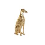 Figura Decorativa DKD Home Decor Dorado Resina Perro (42,5 x 25,5 x 78 cm)