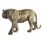 Figura Decorativa DKD Home Decor 53 x 13,5 x 23,5 cm Tigre Dorado