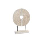 Figura Decorativa DKD Home Decor Blanco Hierro Círculos (41 x 12 x 55 cm)