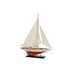 Barco DKD Home Decor 42 x 9 x 60 cm Marrón Naranja Mediterráneo