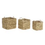 Juego de Cestas DKD Home Decor 45,5 x 45,5 x 51 cm Metal