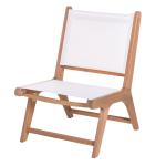 Silla de Jardín Nina 50 x 64 x 75 cm Blanco Acacia