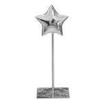 Figura Decorativa Estrella Plata 10 x 10 x 28 cm