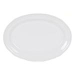 Fuente de Cocina Feuille Oval Porcelana Blanco (28 x 20,5 cm)