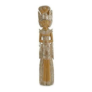 Figura Decorativa 92 cm Buda Resina Sombrero