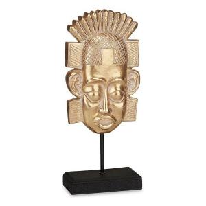 Figura Decorativa Indio Dorado Poliresina (17,5 x 36 x 10,5 cm)