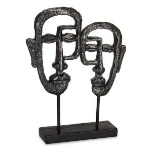 Figura Decorativa Cara Negro Poliresina (27 x 32,5 x 10,5 cm)