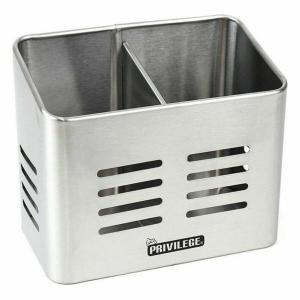 Bote para Utensilios de Cocina Privilege Acero inoxidable (16 X 9 x 13 cm)