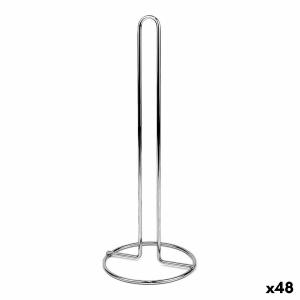 Portarrollos de Cocina Acero Plateado Metal 31 cm 5 mm (48 Unidades)