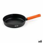 Sartén Quttin Gastro Negro Naranja 43 x 25 x 5 cm (6 Unidades)