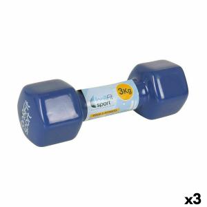 Mancuernas LongFit Sport Longfit sport 3 Kg Azul 3 Unidades