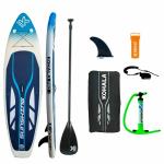 Tabla de Paddle Surf Hinchable con Accesorios Kohala Sunshine Blanco (305 x 81 x 12 cm)