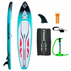 Tabla de Paddle Surf Hinchable con Accesorios Kohala Arrow 2 Azul ( 335 x 75 x 15 cm)