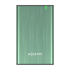 Funda Disco Duro Aisens ASE-2525SGN USB Verde USB-C Micro USB B USB 3.2