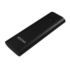 Funda Disco Duro Aisens ASM2-020B USB Negro USB 3.2 Gen 2 (3.1 Gen 2)