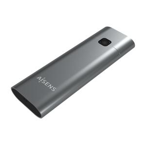 Funda Disco Duro Aisens ASM2-021GR USB Gris USB 3.2 Gen 2 (3.1 Gen 2)