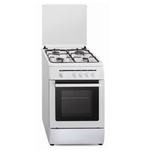 Cocina de Gas Vitrokitchen CB55BB BUT Blanco 1800 W