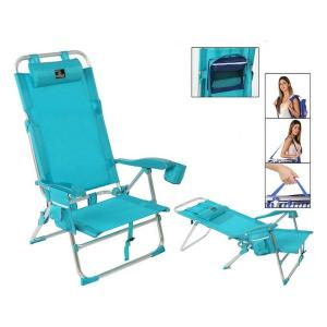 Silla de Playa Aluminio Azul (74 x 61 x 31 cm)