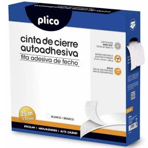 Cinta Adhesiva PLICO Blanco 20 mm x 25 m