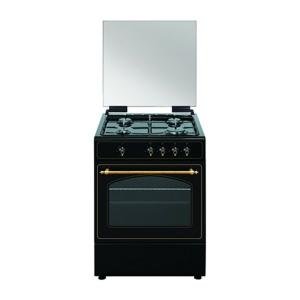 Cocina de Gas Vitrokitchen RU6060B BUT 64 L Antracita