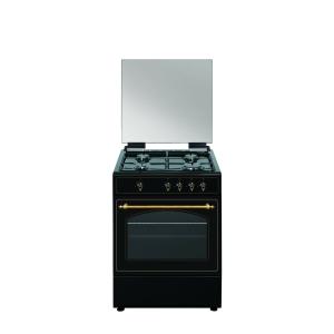 Cocina de Gas Vitrokitchen RU6060N NAT 64 L 60 cm Antracita