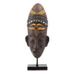 Figura Decorativa 17 x 16 x 46 cm Africana