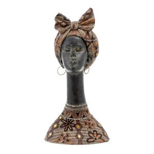 Figura Decorativa 22 x 19 x 43 cm Africana