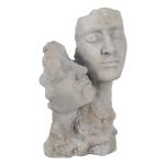 Escultura Gris 20,5 x 12,5 x 29,5 cm