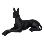 Figura Decorativa Negro Perro 37,5 x 13,5 x 22 cm