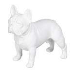 Figura Decorativa Blanco Perro 22,6 x 10,2 x 19,3 cm