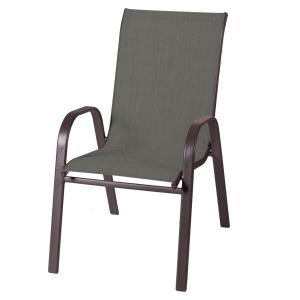 Silla de Jardín Nerea 56 x 68 x 93 cm Marrón Acero