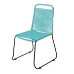 Silla de Jardín Antea 57 x 61 x 90 cm Turquesa Cuerda