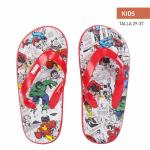 Chanclas para Niños Marvel Rojo Gris