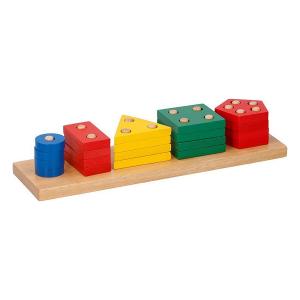 Juego de Construcción con Bloques 20 Piezas 1,4 x 8,6 x 31 cm Madera