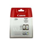 Cartucho de Tinta Original Canon PG545 CL546 Negro Tricolor (2 uds)