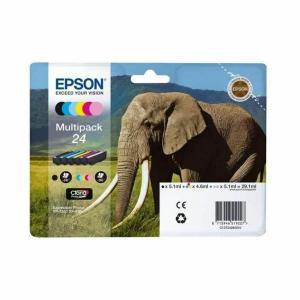 Cartucho de Tinta Original Epson Multipack 24 Amarillo Negro Cian Magenta