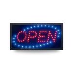 Cartel Securit Open Luz LED 24 x 48 x 2 cm