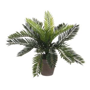 Planta Decorativa Mica Decorations Cerámica Palmera (11,5 x 33 cm)