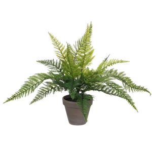 Planta Decorativa Mica Decorations 40 x 11,5 cm Cerámica PVC Helecho