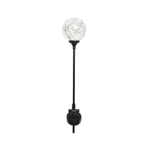 Antorcha de Jardín Lumineo Solar Negro (10 x 72 cm)