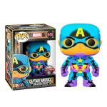 FUNKO POP Capitan America 648 - Marvel Black Light Edición Especial - 889698488457