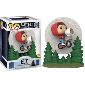 FUNKO POP Elliott y E.T Volando 1257 - E.T El Extraterrestre Brillante en la Oscuridad - 889698507691