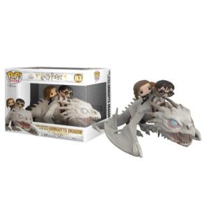 FUNKO POP Gringotts Dragon con Harry, Ron y Hermione 93 - Harry Potter - 889698508155