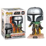 FUNKO POP The Mandalorian Volando con Jet Pack 402 - Star Wars - 889698509596